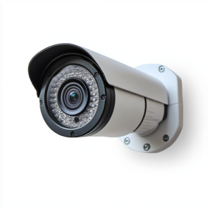 camera coaxiale blanc