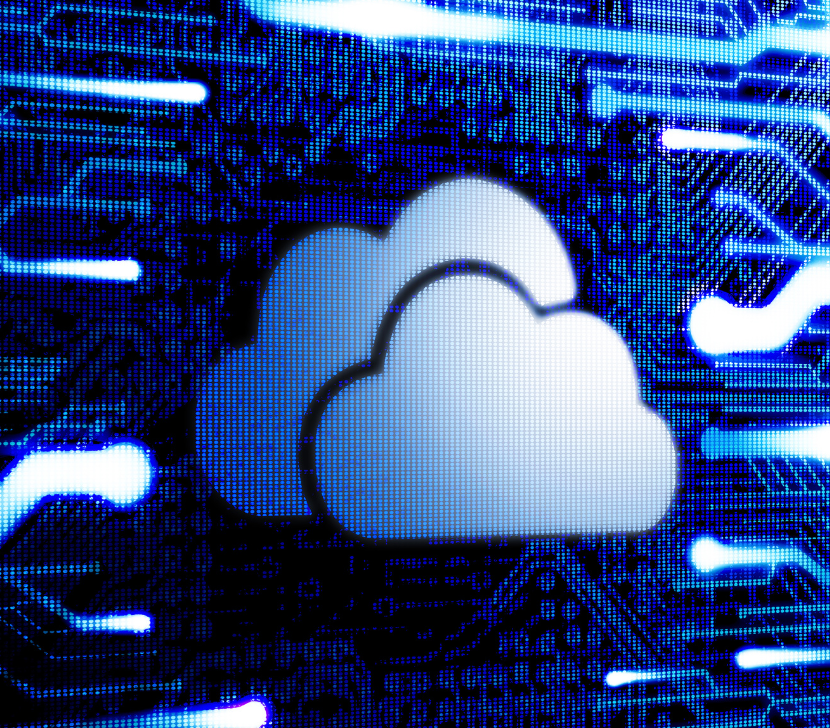 image de nuage dans cloud numérique