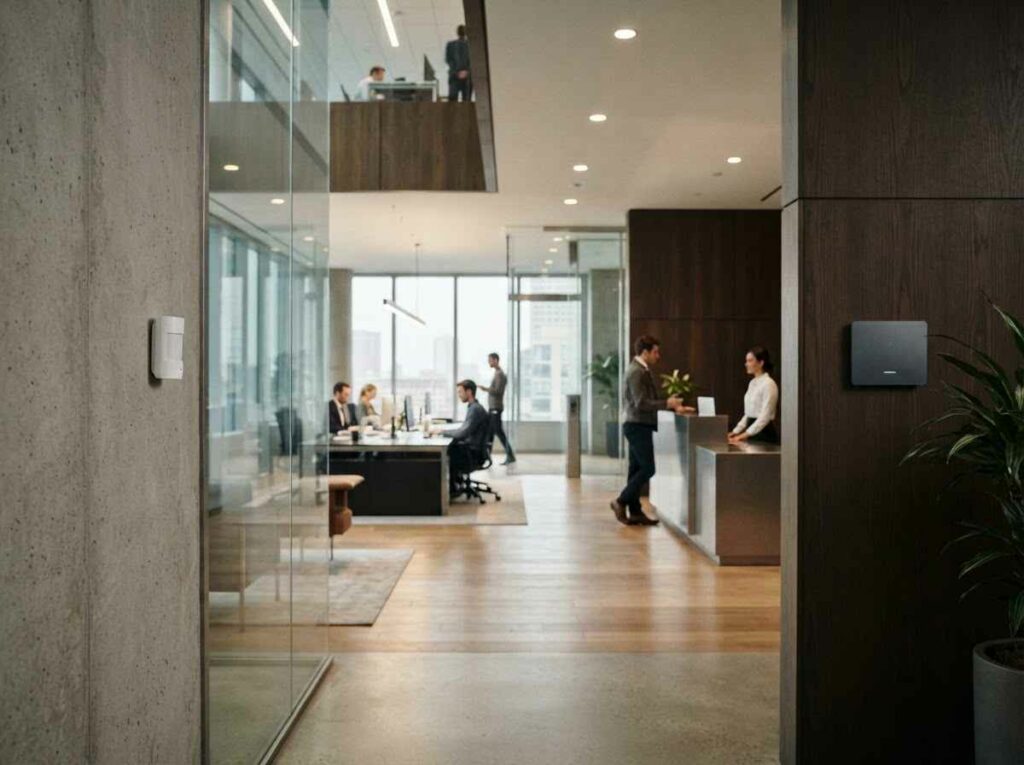 Alarme pour sécuriser des locaux professionnels